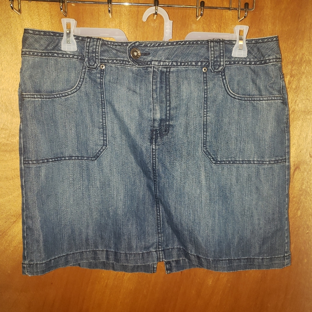 Denim Short Skirt Womens Plus Size